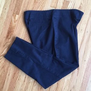 Talbots navy blue slacks, size zipper, flat front